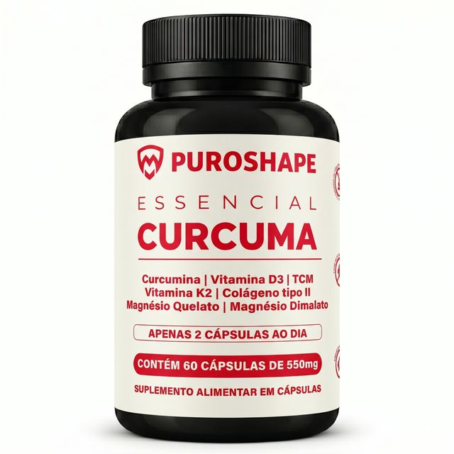 PUROSHAPE Cúrcuma — 60 cápsulas de 550mg