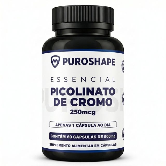 PUROSHAPE Picolinato de Cromo — 60 cápsulas de 250mcg